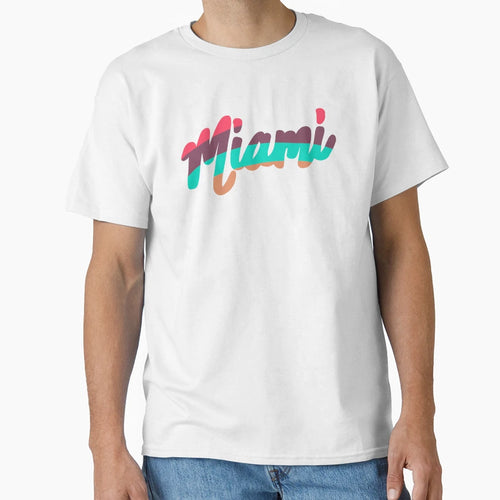 Miami T-Shirt - Aesthetic Graphic Unisex - T-Shirt, Sweatshirt, Hoodie