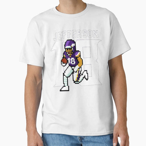 JJ 18 Pixel Griddy Tribute T-Shirt - Streetwear Style for Adults - T-Shirt, Sweatshirt, Hoodie