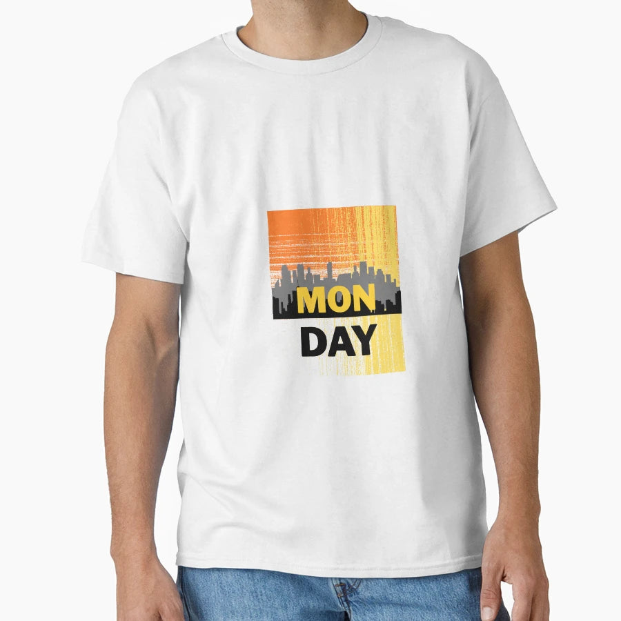 City Sunset Monday Morning Vibe T-Shirt - Streetwear Style Unisex - T-Shirt, Sweatshirt, Hoodie