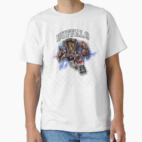 Buffalo Football Detroit Football T-Shirt - Casual Everyday Wear Unisex - T-Shirt, Sweatshirt, Hoodie