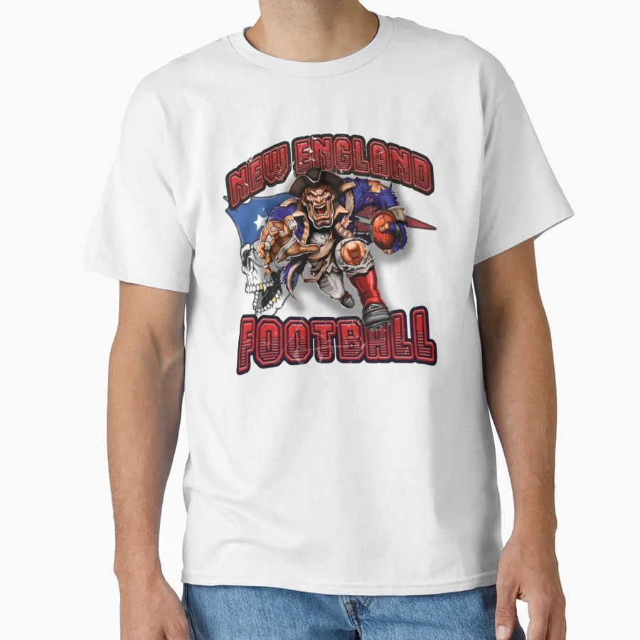 New England Football Detroit Football T-Shirt - Novelty Apparel Unisex - T-Shirt, Sweatshirt, Hoodie
