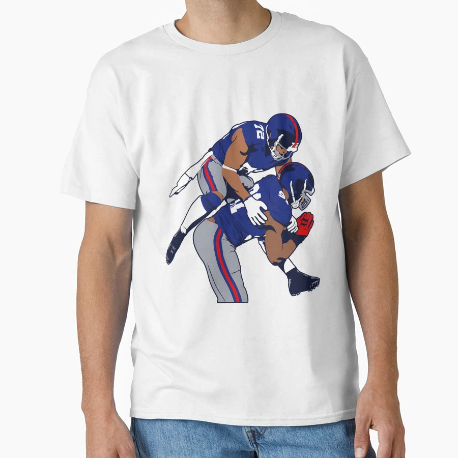 Osi Umenyiora And Justin Tuck T-Shirt - Custom Art Print Men Women - T-Shirt, Sweatshirt, Hoodie