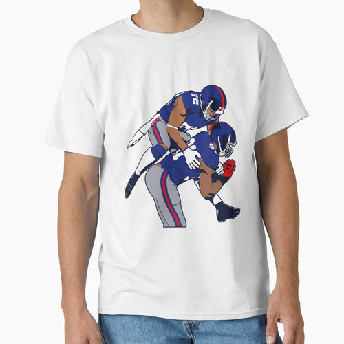 Osi Umenyiora And Justin Tuck T-Shirt - Custom Art Print Men Women - T-Shirt, Sweatshirt, Hoodie