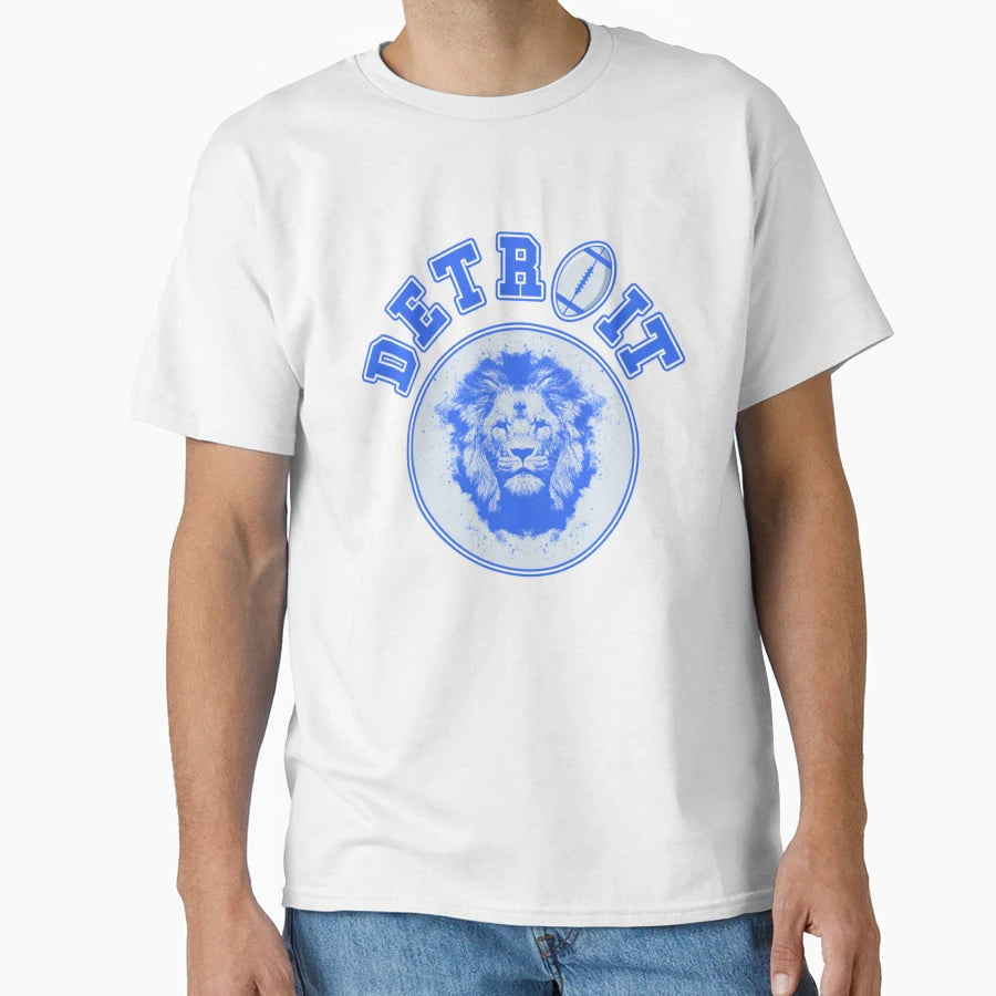 Detroit Football Michigan Lion Fan T-Shirt - Streetwear Style for Adults - T-Shirt, Sweatshirt, Hoodie