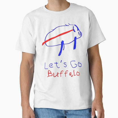 Josh Potato Buffalo T-Shirt - Graphic Print Unisex - T-Shirt, Sweatshirt, Hoodie