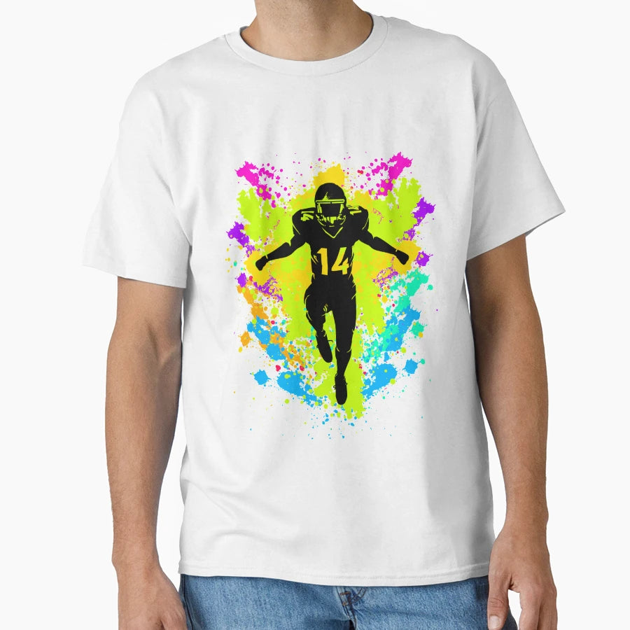 Field And Couch Front Tv American T-Shirt - Aesthetic Graphic Unisex - T-Shirt, Sweatshirt, Hoodie