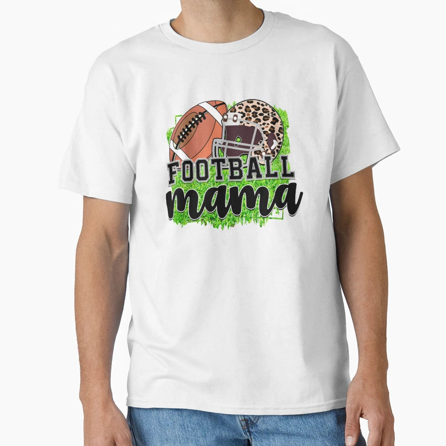Football Mama T-Shirt - Aesthetic Graphic Unisex - T-Shirt, Sweatshirt, Hoodie