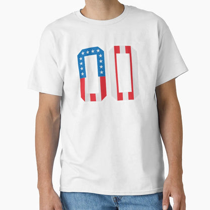 Number 0 American Classy Number Zero T-Shirt - Graphic Print Men Women - T-Shirt, Sweatshirt, Hoodie