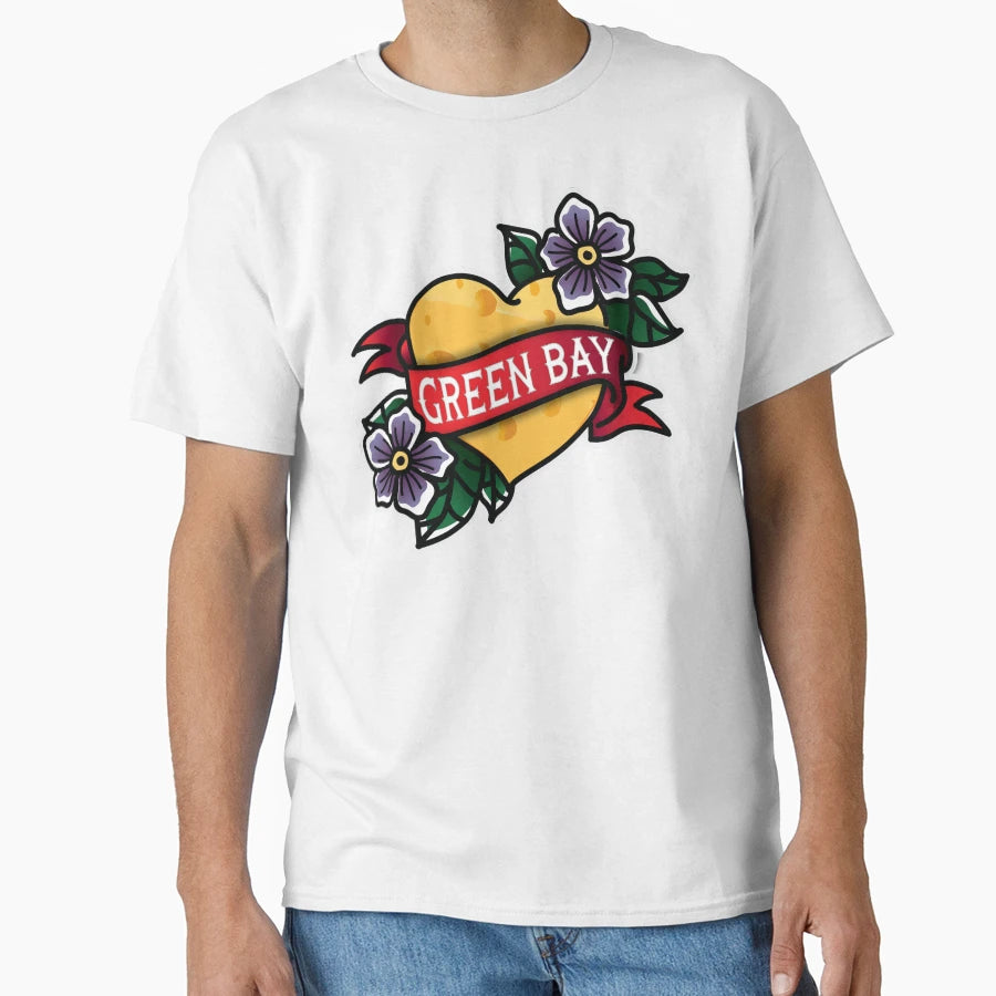 Gb Heart Traditional Large T-Shirt - Casual Everyday Wear for Adults - T-Shirt, Sweatshirt, Hoodie