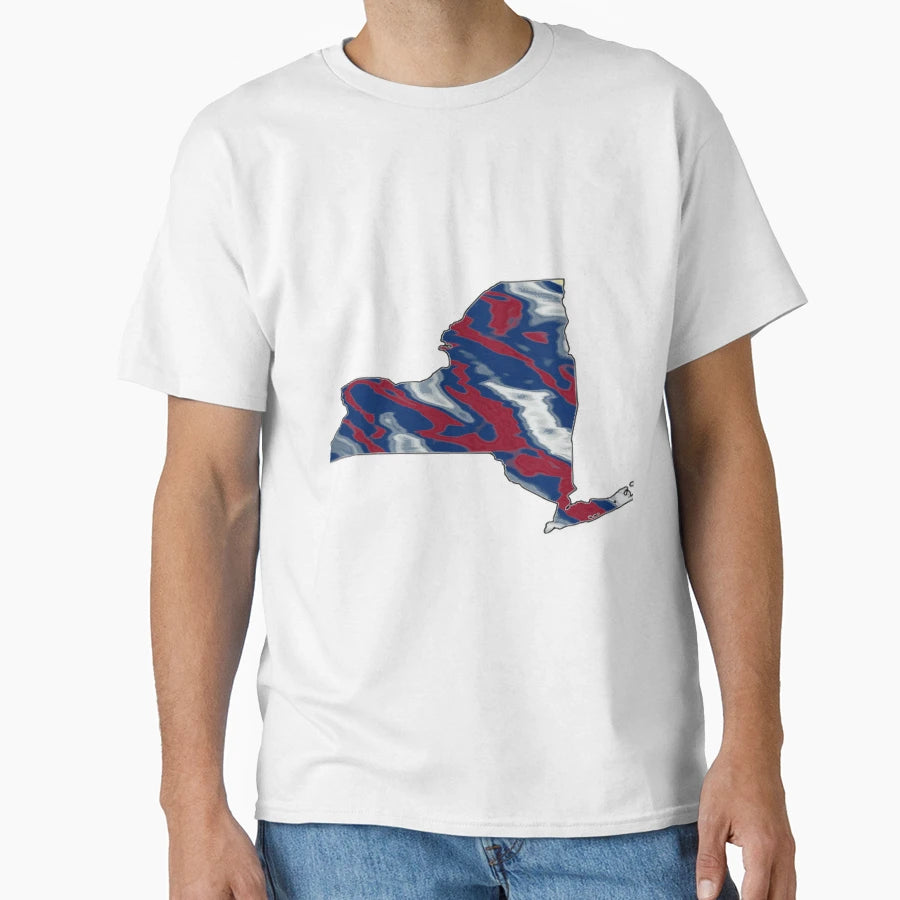 Abstract New York State Option 3 T-Shirt - Streetwear Style Men Women - T-Shirt, Sweatshirt, Hoodie