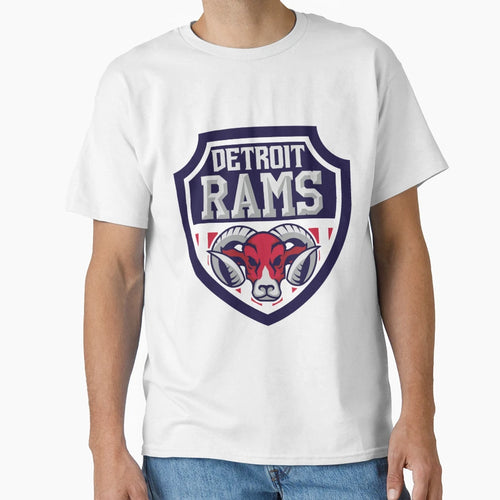 Detroit Rams T-Shirt - Graphic Print for Adults - T-Shirt, Sweatshirt, Hoodie
