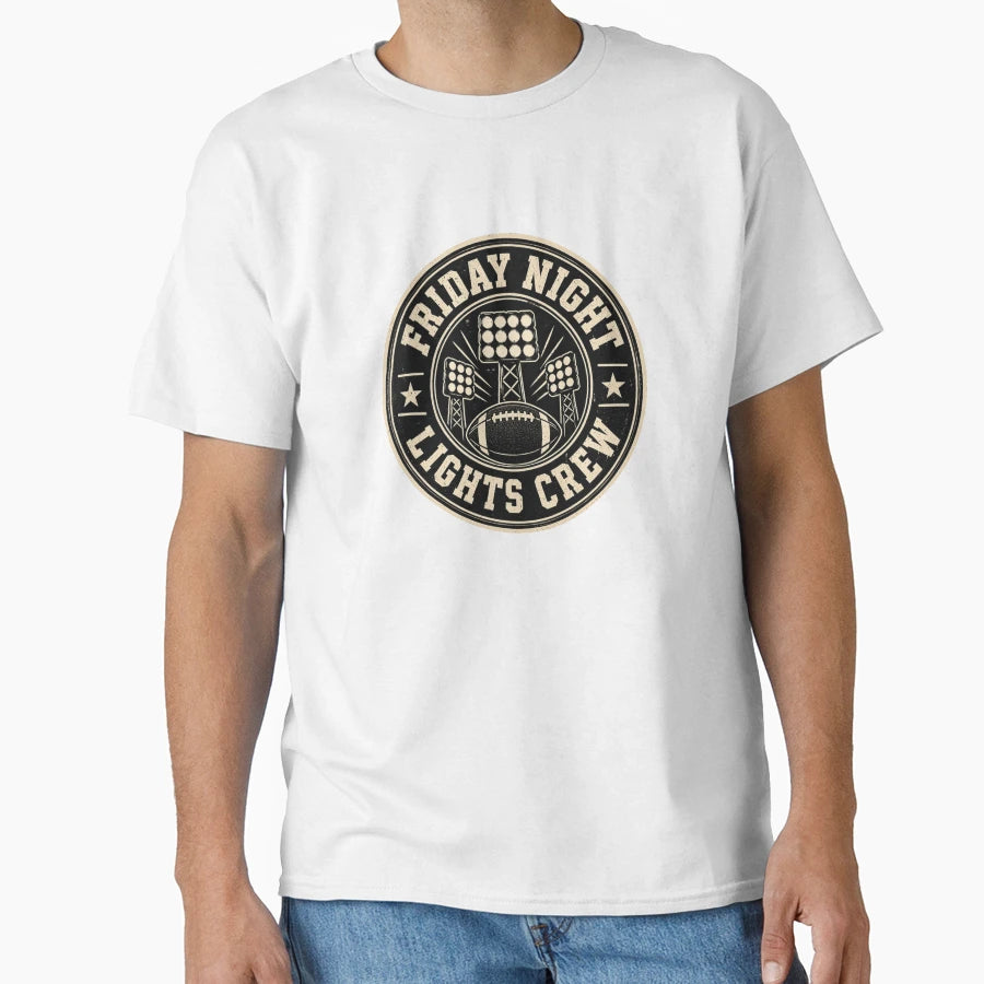 Friday Night Lights Crew T-Shirt - Novelty Apparel Unisex - T-Shirt, Sweatshirt, Hoodie