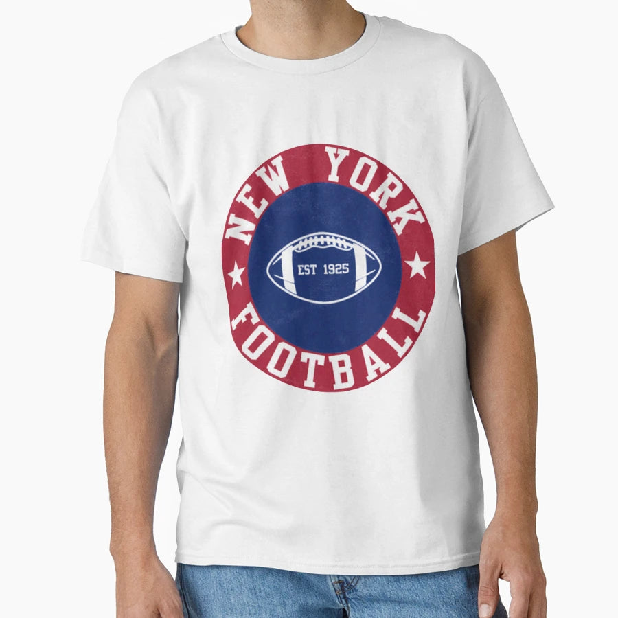 News York Football T-Shirt - Novelty Apparel for Adults - T-Shirt, Sweatshirt, Hoodie