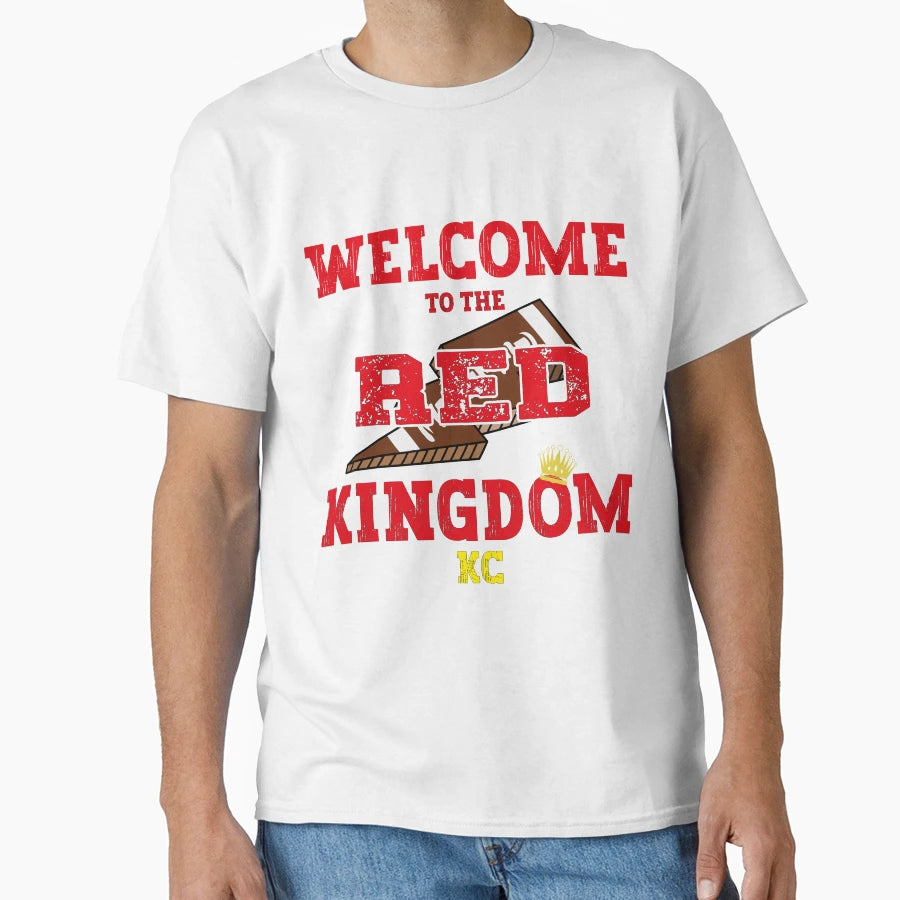 Welcome To Red Kingdom Kansas City T-Shirt - Trendy Graphic for Adults - T-Shirt, Sweatshirt, Hoodie