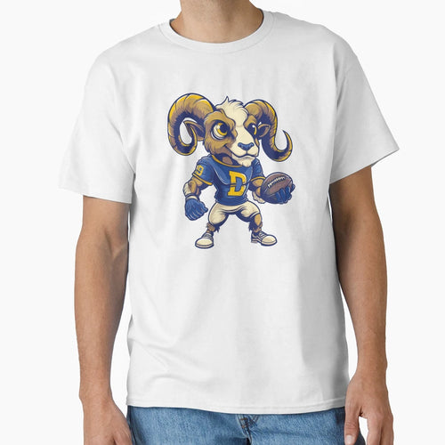 Bighorns Ram Football T-Shirt - Trendy Graphic Unisex - T-Shirt, Sweatshirt, Hoodie