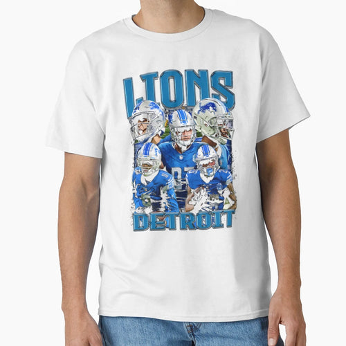 Detroit Lions T-Shirt - Aesthetic Graphic Men Women - T-Shirt, Sweatshirt, Hoodie