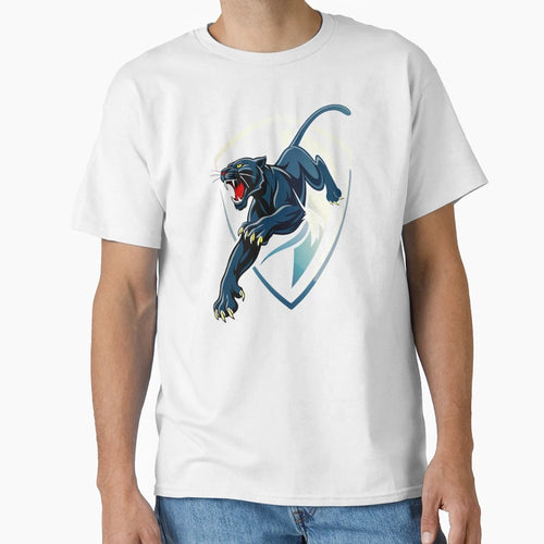 Dynamic Black Panther Shield T-Shirt - Trendy Graphic for Adults - T-Shirt, Sweatshirt, Hoodie