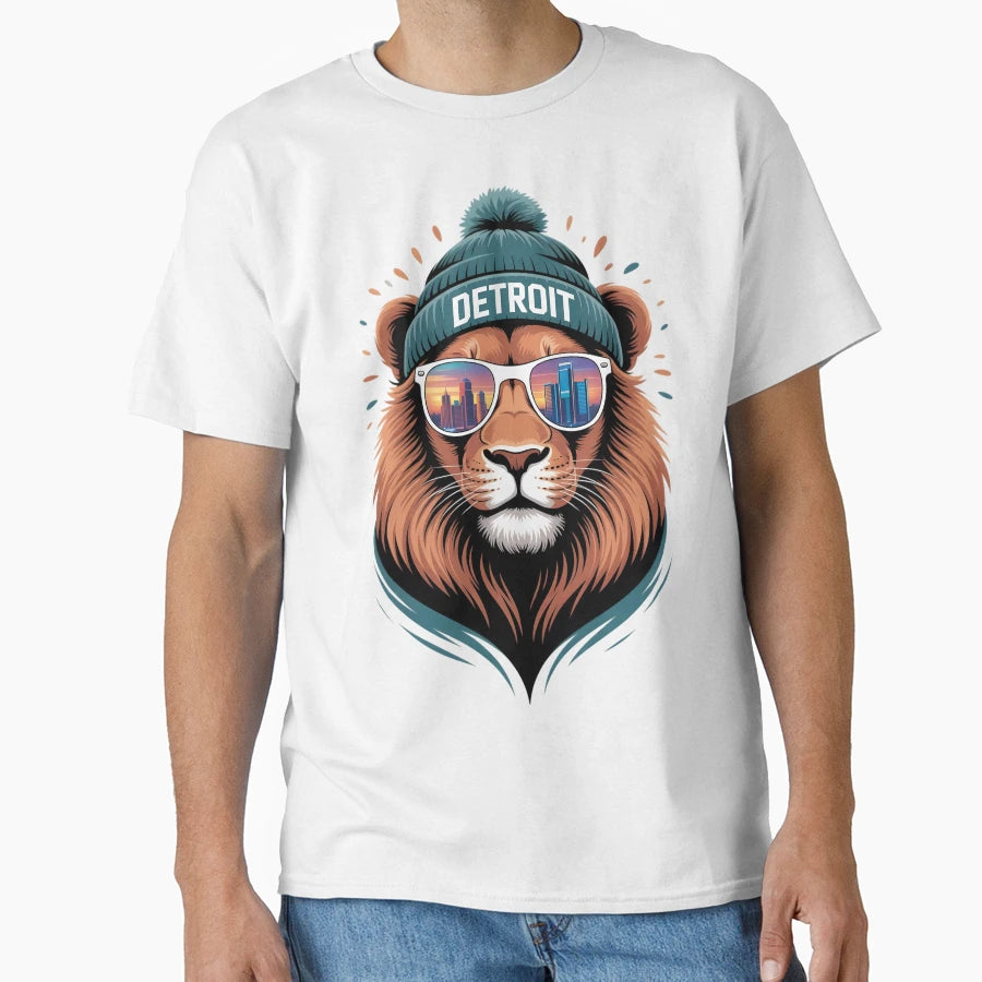 Detroit Team T-Shirt - Casual Everyday Wear Unisex - T-Shirt, Sweatshirt, Hoodie