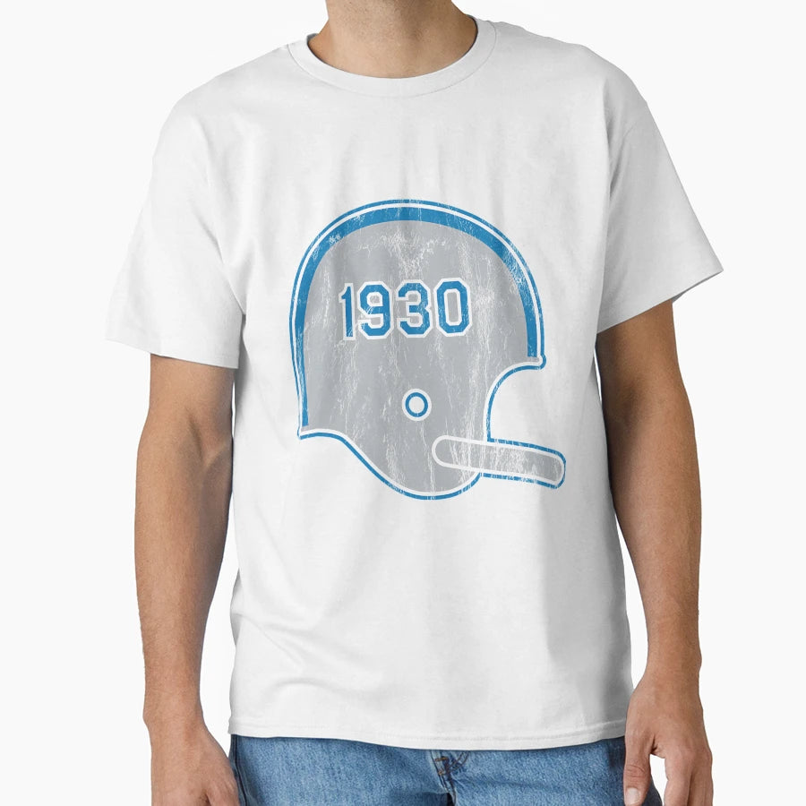 Detroit Lions 1930 Helmet T-Shirt - Trendy Graphic Unisex - T-Shirt, Sweatshirt, Hoodie