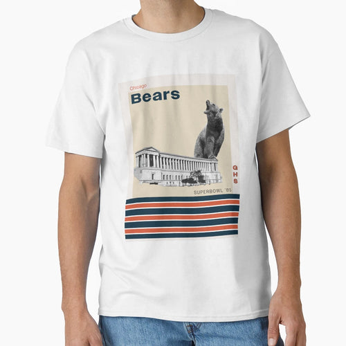 Chicago Bears T-Shirt - Casual Everyday Wear for Adults - T-Shirt, Sweatshirt, Hoodie