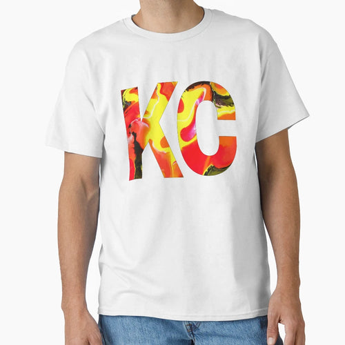 Kc Red Yellow Team Colors Jdp 01 10 0005 T-Shirt - Unique Graphic Unisex - T-Shirt, Sweatshirt, Hoodie