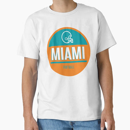 Miami Football T-Shirt - Unique Graphic for Adults - T-Shirt, Sweatshirt, Hoodie