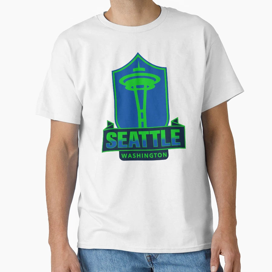 Seattle Space Needle T-Shirt - Minimalist Print Unisex - T-Shirt, Sweatshirt, Hoodie