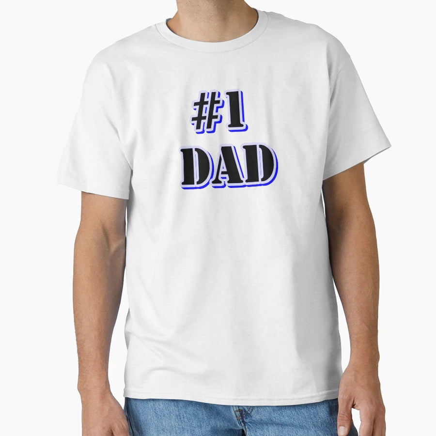 1 Dad T-Shirt - Aesthetic Graphic Men Women - T-Shirt, Sweatshirt, Hoodie