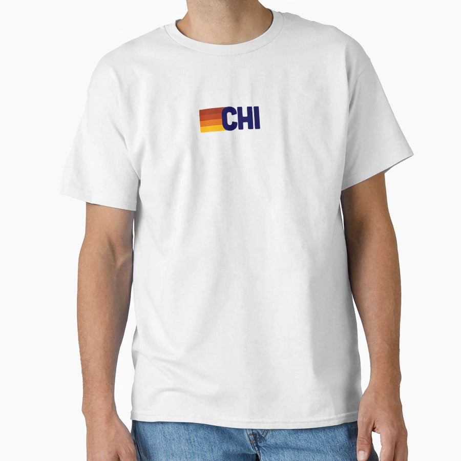 Chi Chi 4 Sunset Orange Stripe Camp T-Shirt - Casual Everyday Wear Unisex - T-Shirt, Sweatshirt, Hoodie