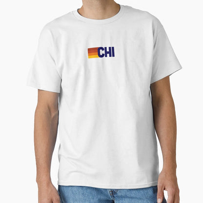 Chi Chi 4 Sunset Orange Stripe Camp T-Shirt - Casual Everyday Wear Unisex - T-Shirt, Sweatshirt, Hoodie
