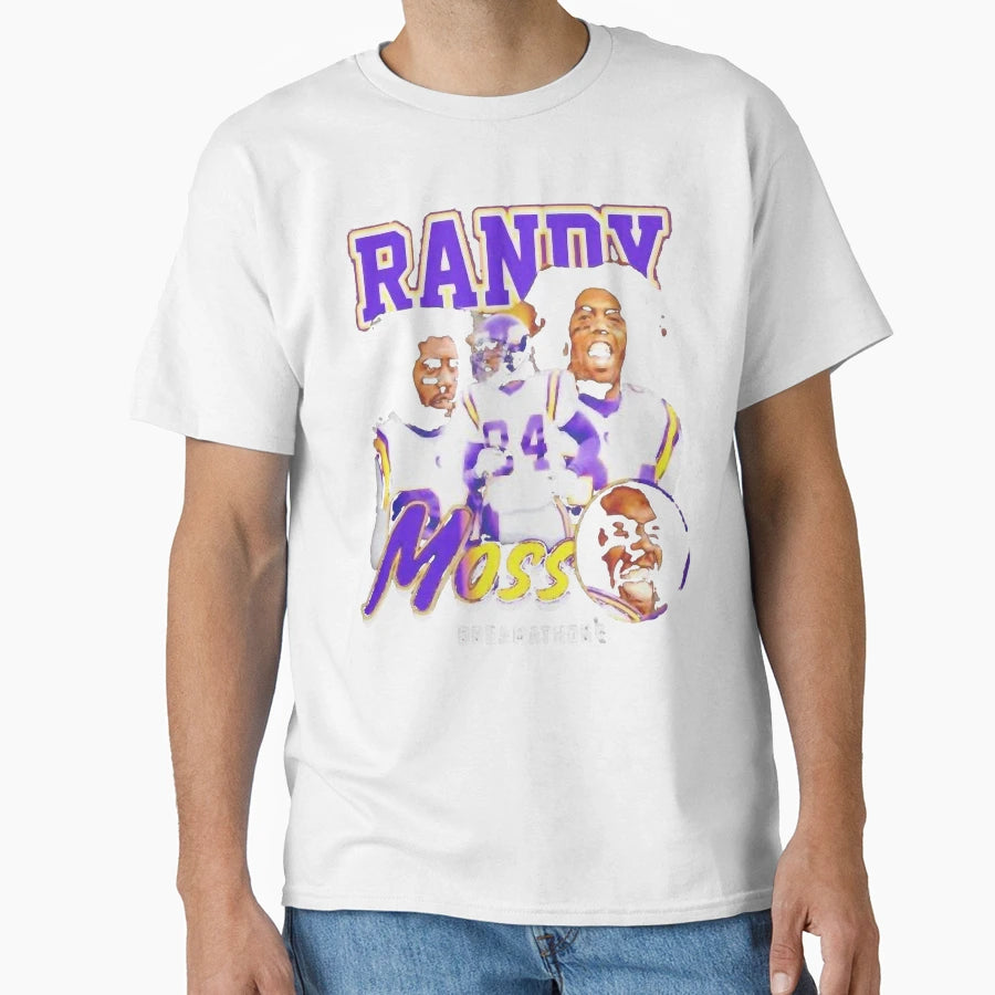 Randy Moss T-Shirt - Unique Graphic Unisex - T-Shirt, Sweatshirt, Hoodie
