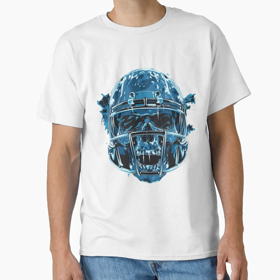 Frozen Fury Helmet T-Shirt - Fun Novelty Design for Adults - T-Shirt, Sweatshirt, Hoodie
