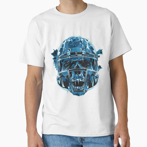 Frozen Fury Helmet T-Shirt - Fun Novelty Design for Adults - T-Shirt, Sweatshirt, Hoodie