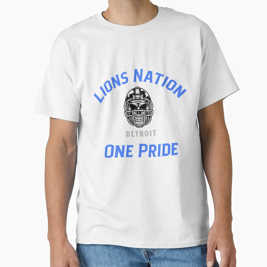 Lions Nation One Pride T-Shirt - Aesthetic Graphic for Adults - T-Shirt, Sweatshirt, Hoodie