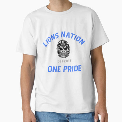 Lions Nation One Pride T-Shirt - Aesthetic Graphic for Adults - T-Shirt, Sweatshirt, Hoodie