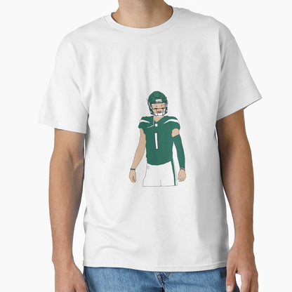 New York Jets Zach Wilson T-Shirt - Custom Art Print Unisex - T-Shirt, Sweatshirt, Hoodie