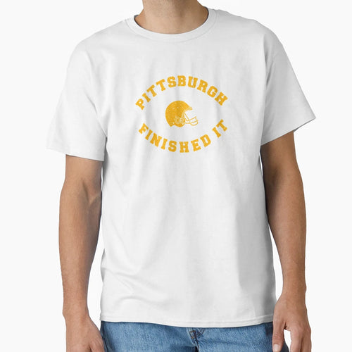 Pittsburgh Finished It T-Shirt - Minimalist Print Men Women - T-Shirt, Sweatshirt, Hoodie