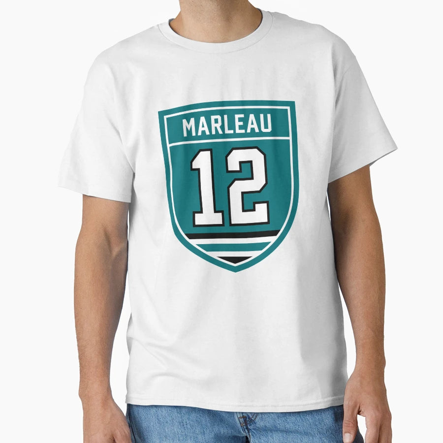 Marleau 12 Emblem T-Shirt - Streetwear Style Men Women - T-Shirt, Sweatshirt, Hoodie