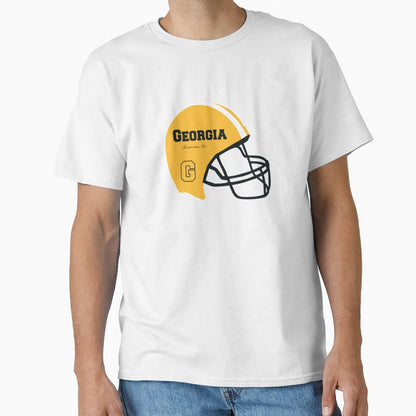Kennesaw Georgia Ga Football Helmet T-Shirt - Custom Art Print for Adults - T-Shirt, Sweatshirt, Hoodie