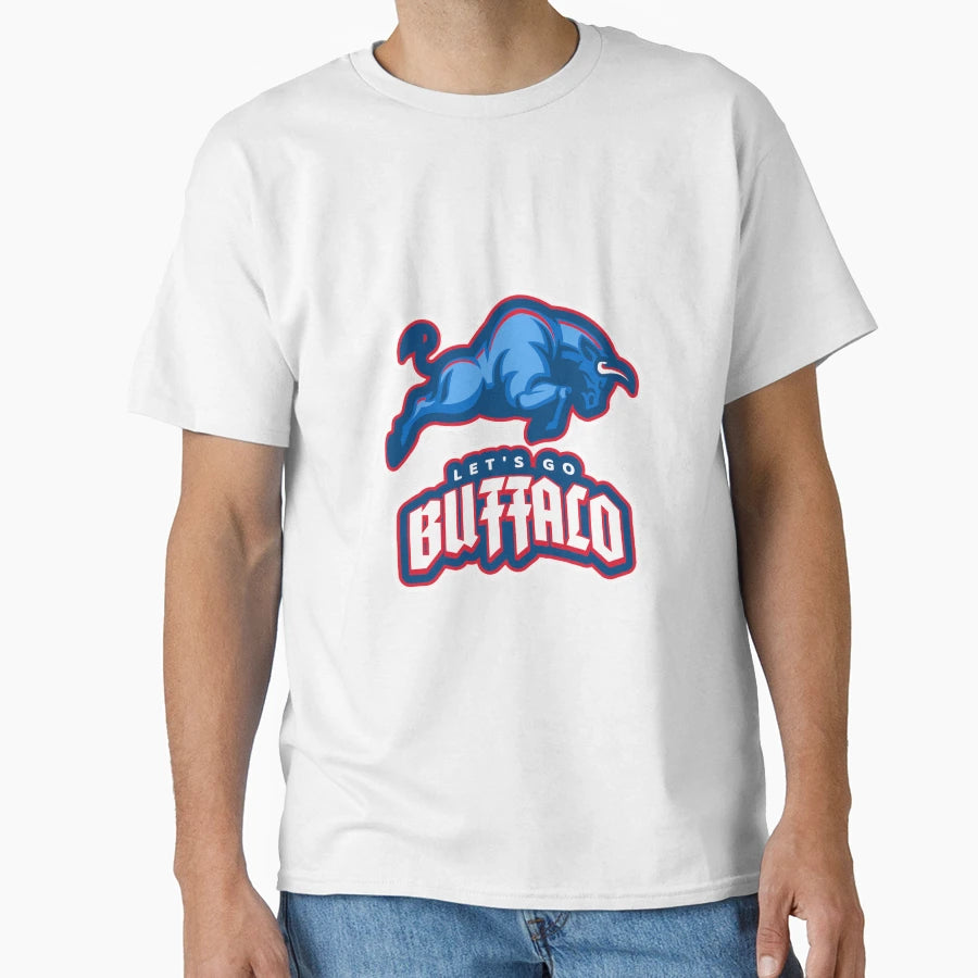 Lets Go Buffalo Lets Go Buffalo T-Shirt - Custom Art Print Unisex - T-Shirt, Sweatshirt, Hoodie