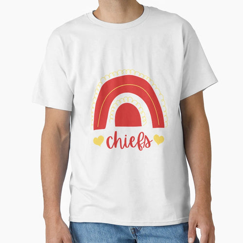 Chiefs Rainbow Kansas City Chiefs T-Shirt - Fun Novelty Design for Adults - T-Shirt, Sweatshirt, Hoodie