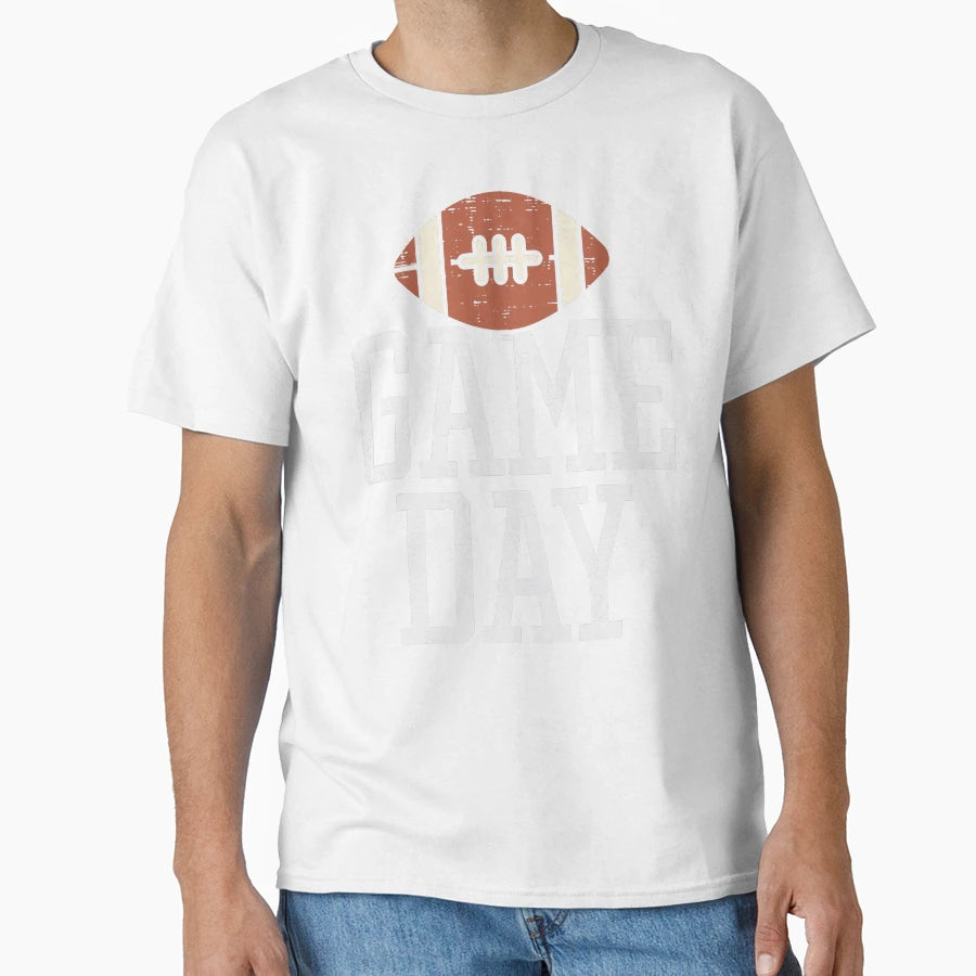 Game Day American Football Player Team T-Shirt - Custom Art Print Unisex - T-Shirt, Sweatshirt, Hoodie