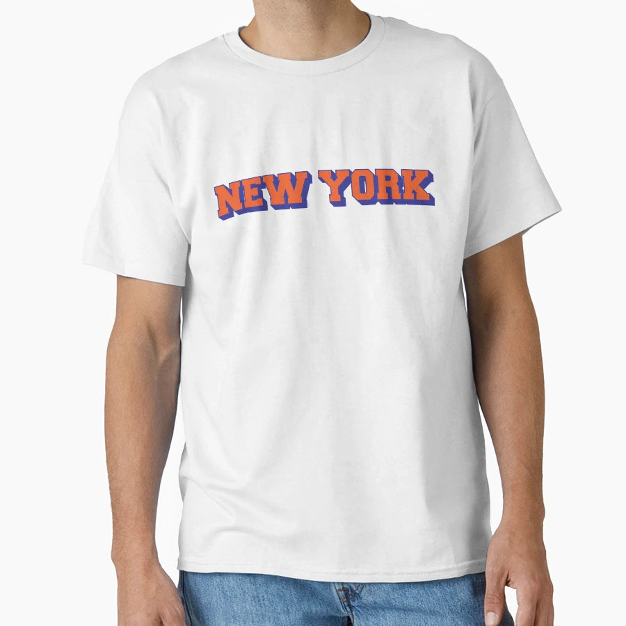 New York Block Text T-Shirt - Minimalist Print Men Women - T-Shirt, Sweatshirt, Hoodie