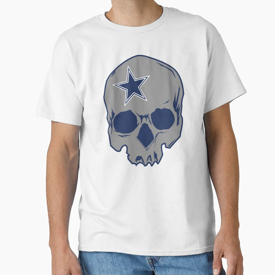 Grey Skull T-Shirt - Fun Novelty Design Unisex - T-Shirt, Sweatshirt, Hoodie