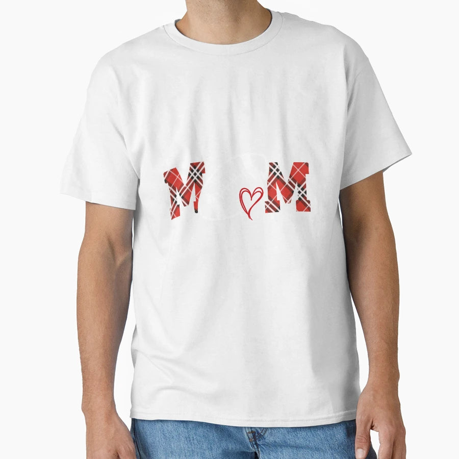 Football Mom Tartan Football Love Football T-Shirt - Trendy Graphic Unisex - T-Shirt, Sweatshirt, Hoodie
