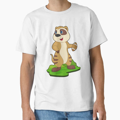 Meerkat American Football Sports T-Shirt - Fun Novelty Design Unisex - T-Shirt, Sweatshirt, Hoodie