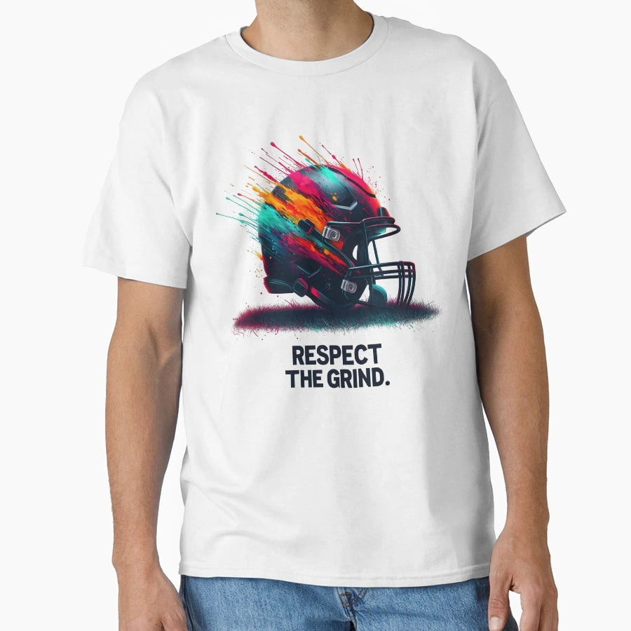 Helmet Football Protection Gear T-Shirt - Aesthetic Graphic Men Women - T-Shirt, Sweatshirt, Hoodie