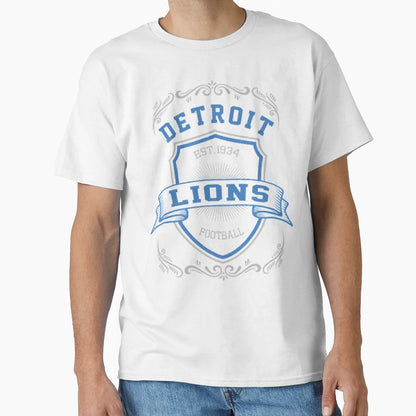 Football Detroit Lions T-Shirt - Casual Everyday Wear Men Women - T-Shirt, Sweatshirt, Hoodie