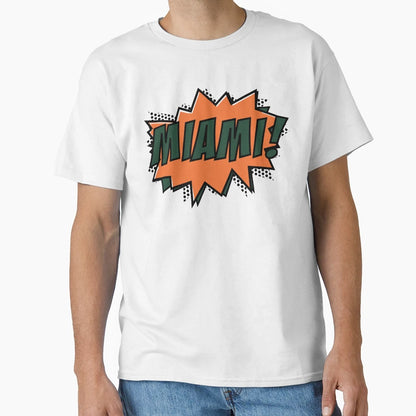 Miami Comic T-Shirt - Graphic Print Unisex - T-Shirt, Sweatshirt, Hoodie