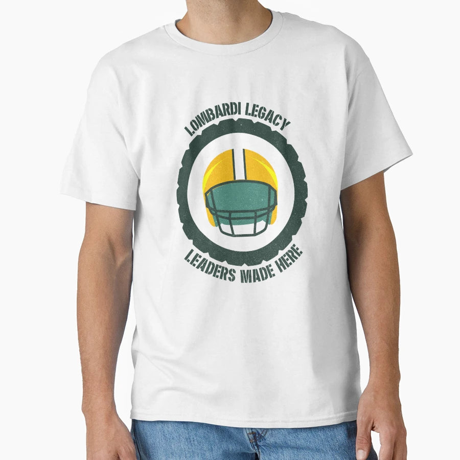 Lombardi Legacy Leaders Made Here T-Shirt - Fun Novelty Design for Adults - T-Shirt, Sweatshirt, Hoodie
